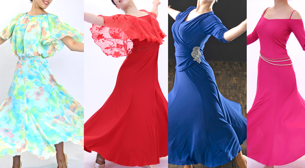 社交ダンス パーティワンピース パーティドレス レース 社交ダンス  